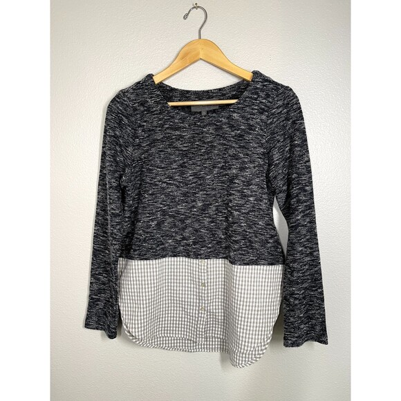 Sunday in Brooklyn Sweaters - Anthropologie‎ Sunday in Brooklyn Women's Sz S Sweater over Button-up look combo